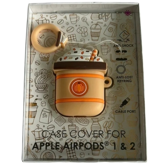 dELiA*s Other - dELiA*s - NEW Pumpkin Spice Latte AirPods Case Cover For Genetations 1 & 2